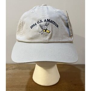 2004 US Amateur Golf Hat AHEAD Vintage Strapback Cap NWT USGA Winged Foot Logo